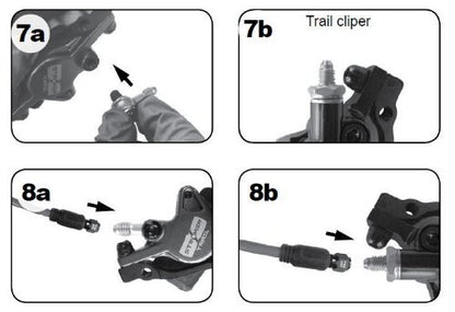 Jagwire Hayes Hydraulic Fitting Kit Stroker Banjo - Black5