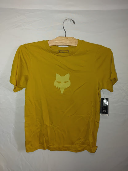 Fox Youth Legacy SS Tee Shirt Yellow Youth Medium0