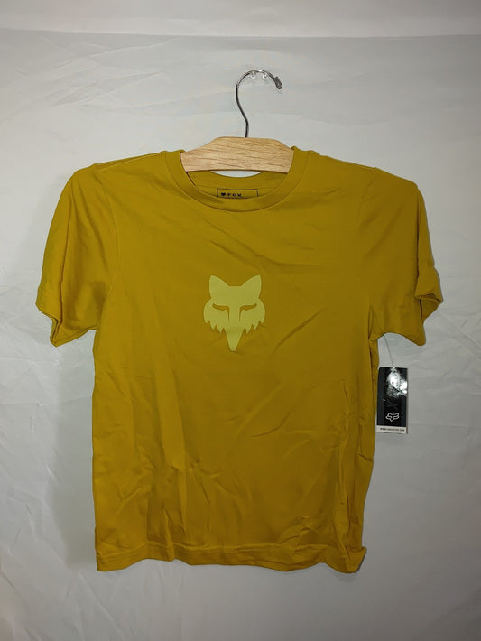 Fox Youth Legacy SS Tee Shirt Yellow Youth Medium0