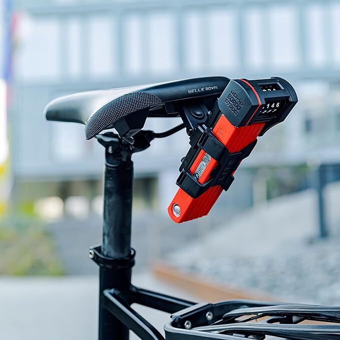 Abus 5700C/80 BK SH - Lucchetto pieghevole, Unisex, per adulti, 80 cm, Colore:2