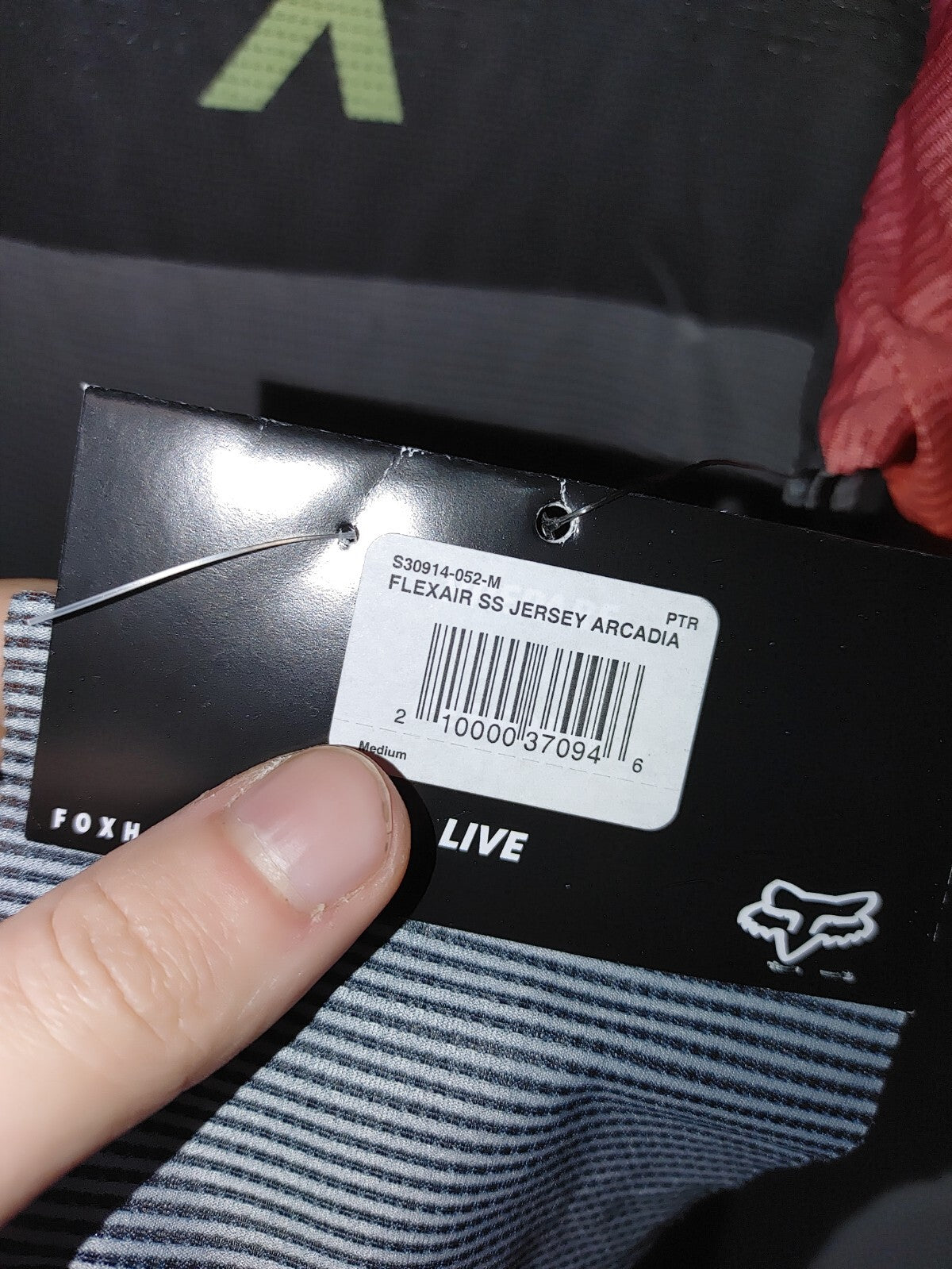 Fox Racing Mens Flexair Arcadi MTB Short Sleeve Jersey Pewter Medium 30914-052-M2