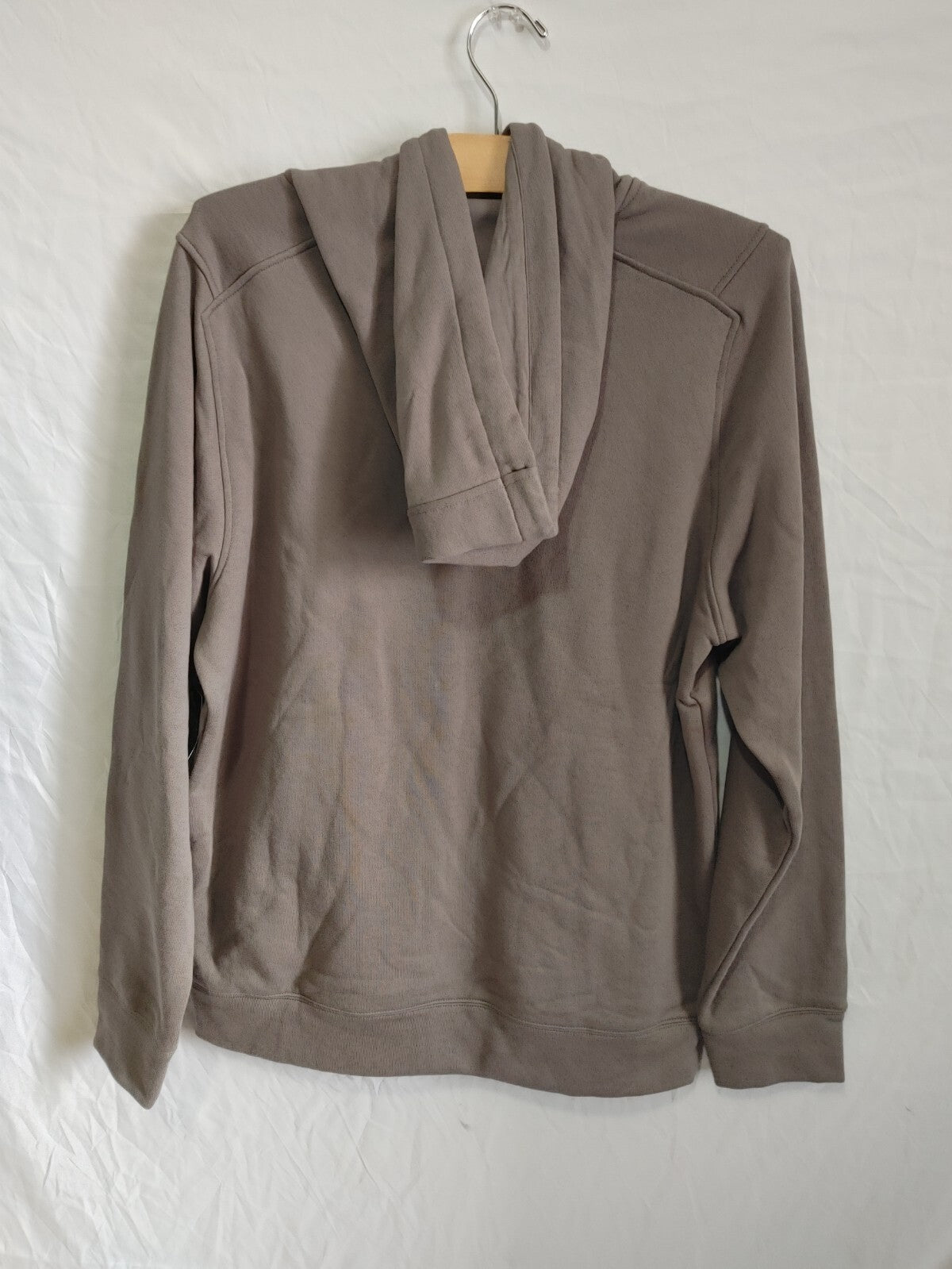 Fox Mens Baseover DWR Fleece Hoodie Brown Medium1