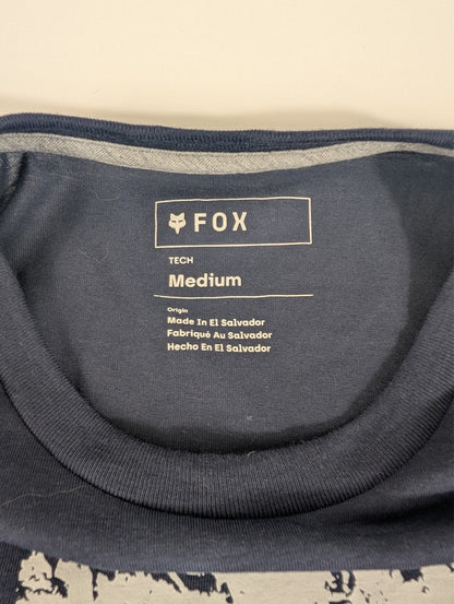 Fox "The World Is Yours" Mens Tshirt - Navy - NWT9