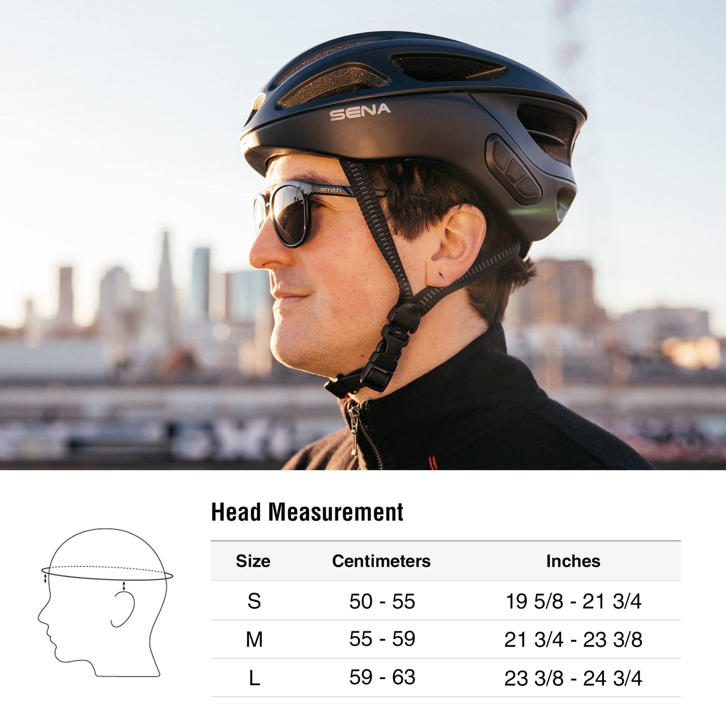 Sena R1 Smart Communications Helmet (Electric Tangerine, Small)3
