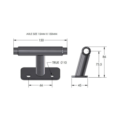KUAT Dirtbag Bike Storage & Transportation Rack | Durable Steel Compact Direct4