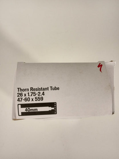 Specialized Thorn Resistant Bicycle Tube Presta Valve Bike 26 X 1.75-2.4, 40mm2
