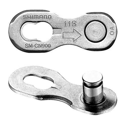 Shimano SM-CN900 Quick Link for Shimano Chain, 11-Speed, Pack of 2 - MRRP 11.993