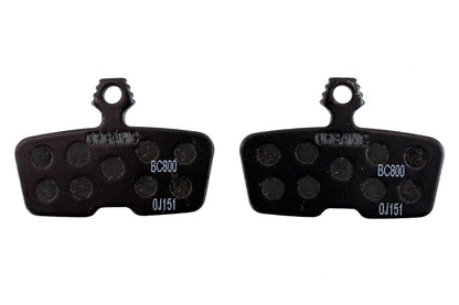 SRAM Disc Brake Pads - Organic Compound, Steel Backed, Quiet, For Code/Code2