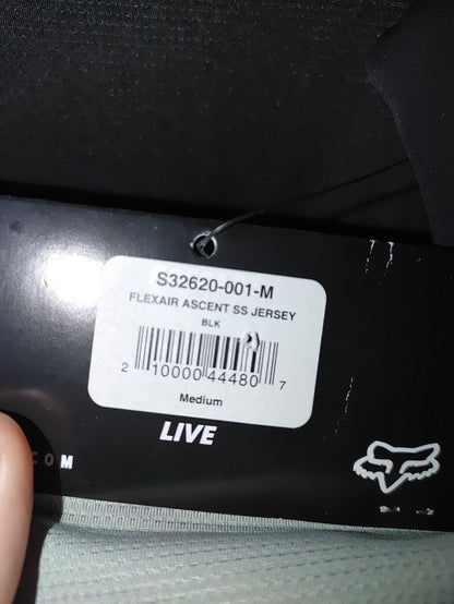 Fox Mens Flexair Ascent SS Jersey Green Medium2