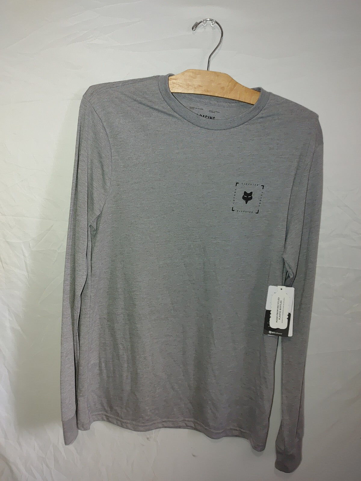 Fox Mens Boxxed LS Future Tech Tee Shirt Gray Medium0