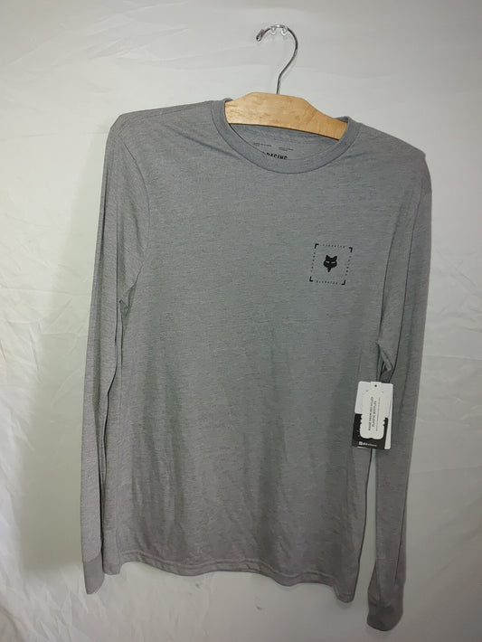 Fox Mens Boxxed LS Future Tech Tee Shirt Gray Medium0