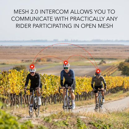 Sena R2 EVO Road Cycling Bluetooth Helmet Integrated Mesh Intercom System (Matte4