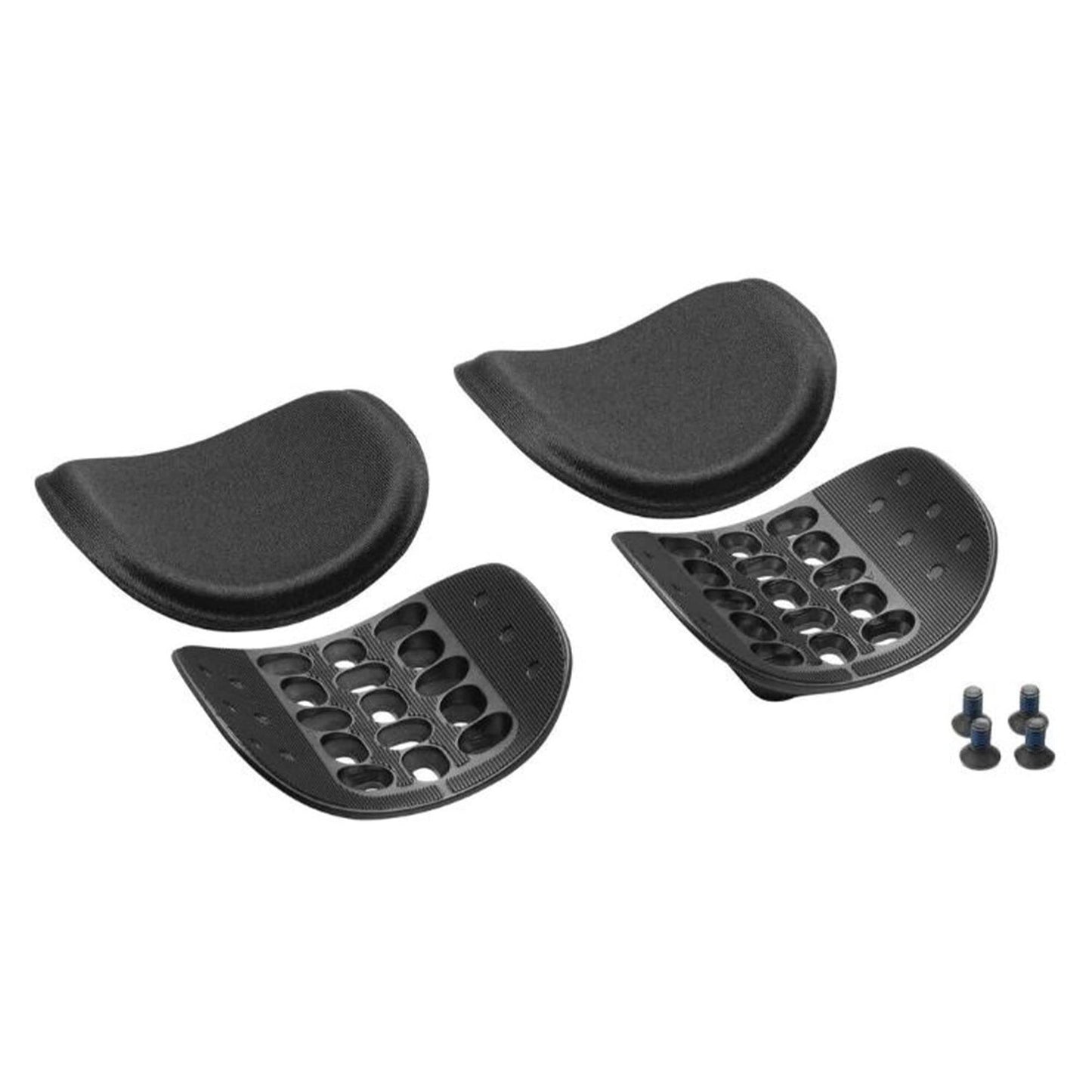 Profile Designs Ergo Injected Armrest Kit Black 4 x 4.5 x 2"0