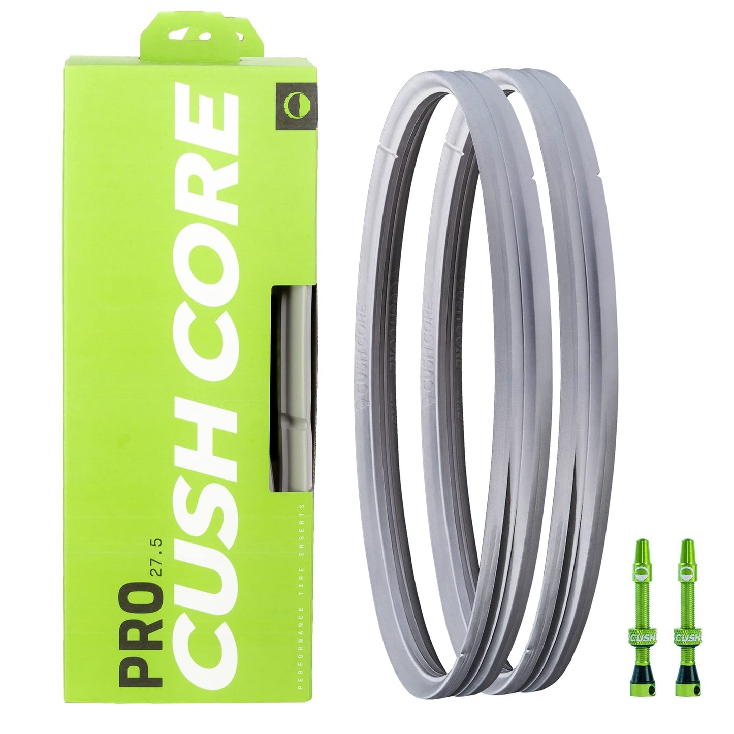 CushCore Pro Set - Includes (2) Tire Inserts, (2) Presta Valves & Rim Stickers,0