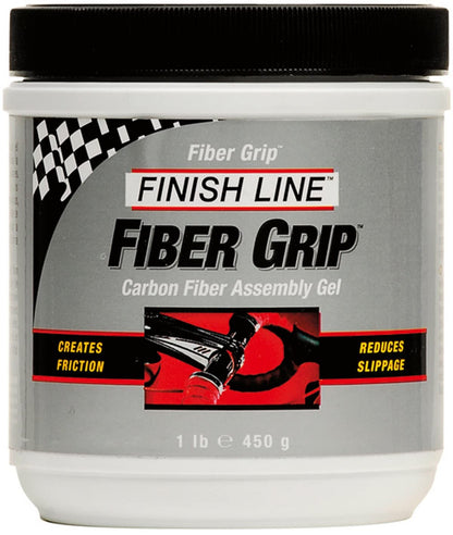 Finish Line Fiber Grip Carbon Fiber Bicycle Assembly Gel 1lb Tub0