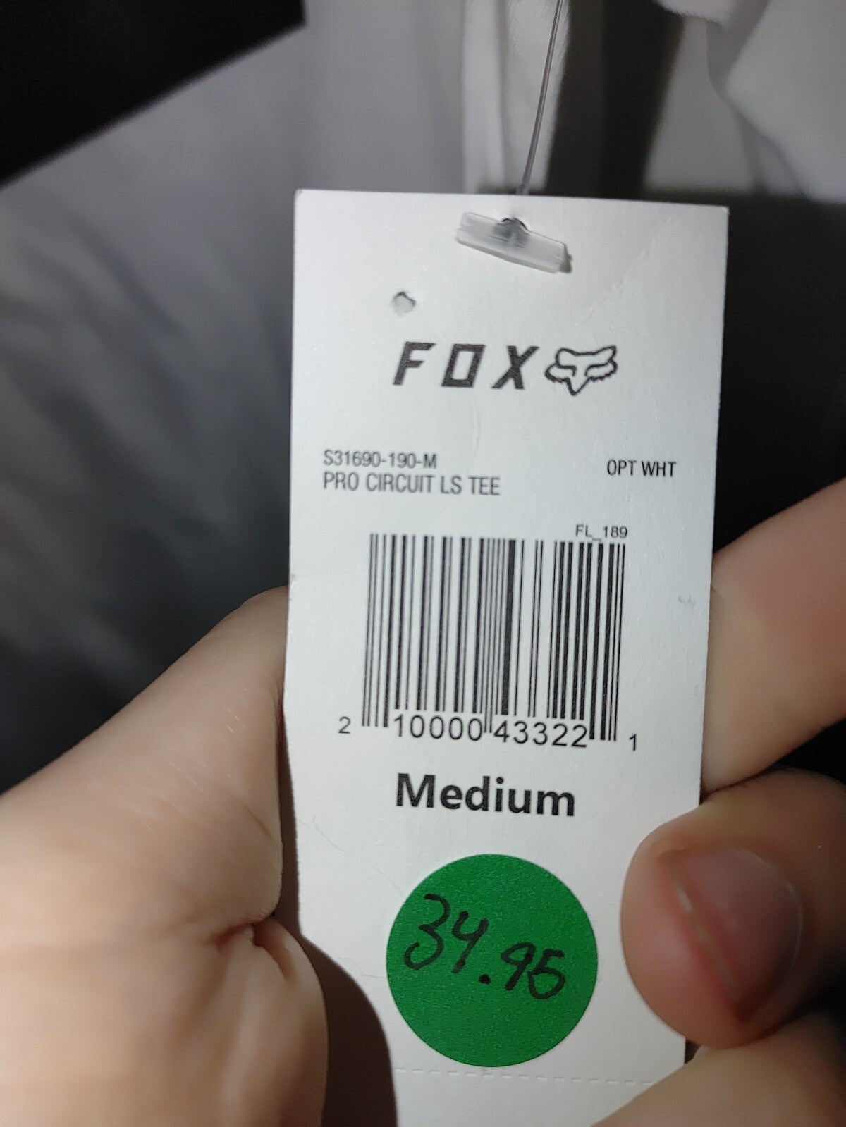 Fox Mens Pro Circuit LS Tee Shirt Medium2