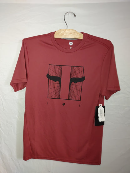 Fox Mens Placate SS Tech Tee Shirt Red Small0