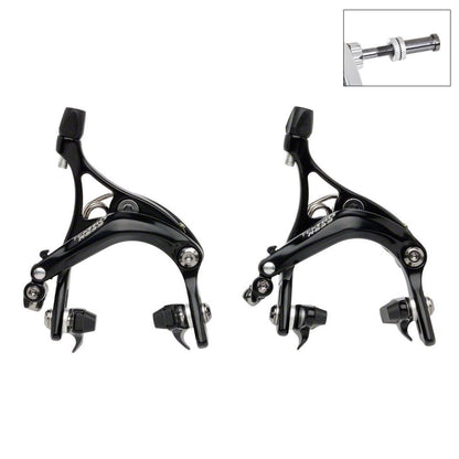 Tektro R539 Long Reach Road Brake Set, Dual Pivot, Black0