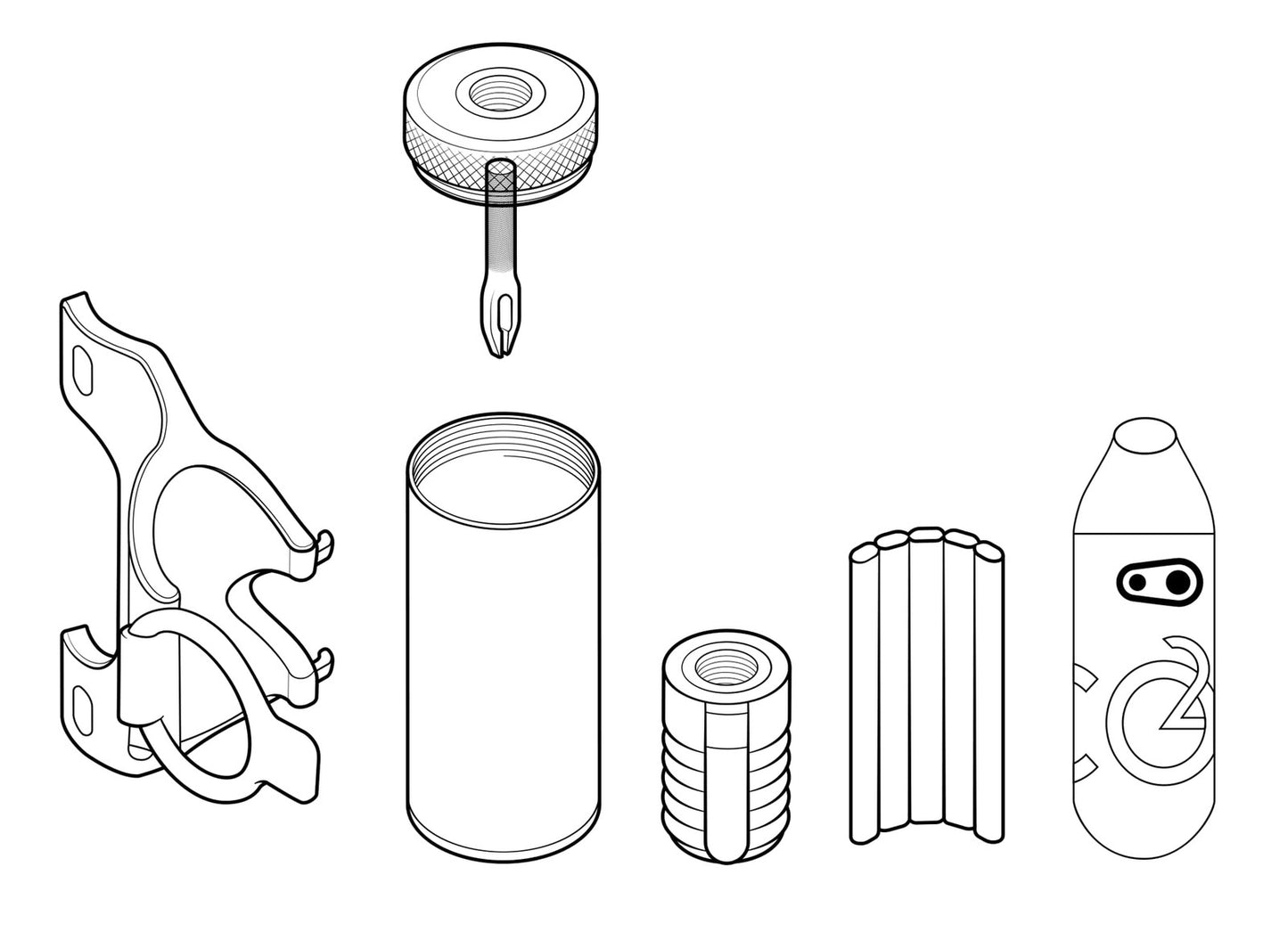 Crankbrothers Cigar Tool,Tire Plug Tool, Black, One Size3