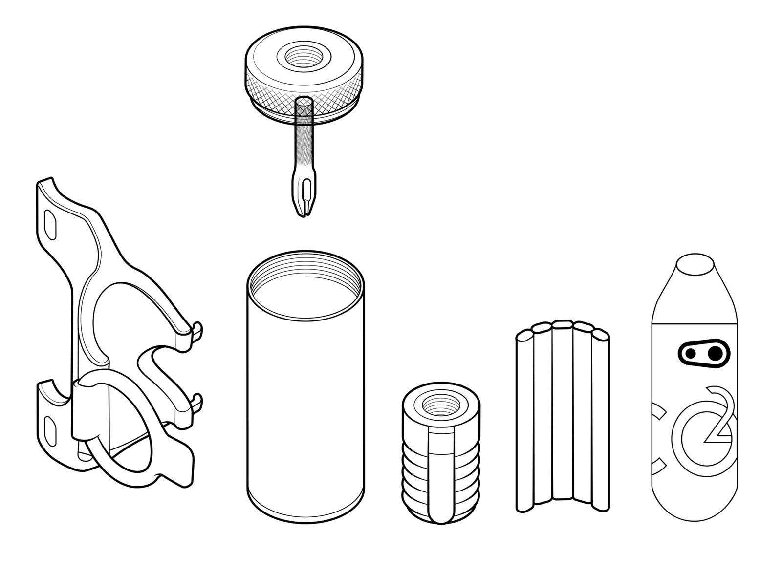 Crankbrothers Cigar Tool,Tire Plug Tool, Black, One Size3