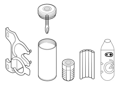 Crankbrothers Cigar Tool,Tire Plug Tool, Black, One Size3