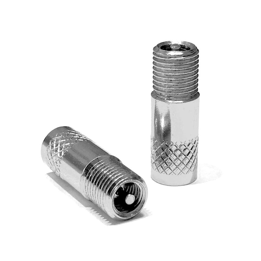 RideAir ConvertAir (Pair) Presta to Schrader Converter (not Adapter) Aluminium0