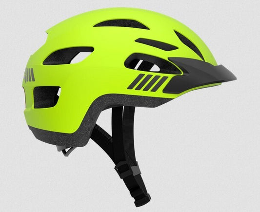 LEM Express All Day Bicycle Helmet Medium BRIGHT Safefy YELLOW / GREEN0