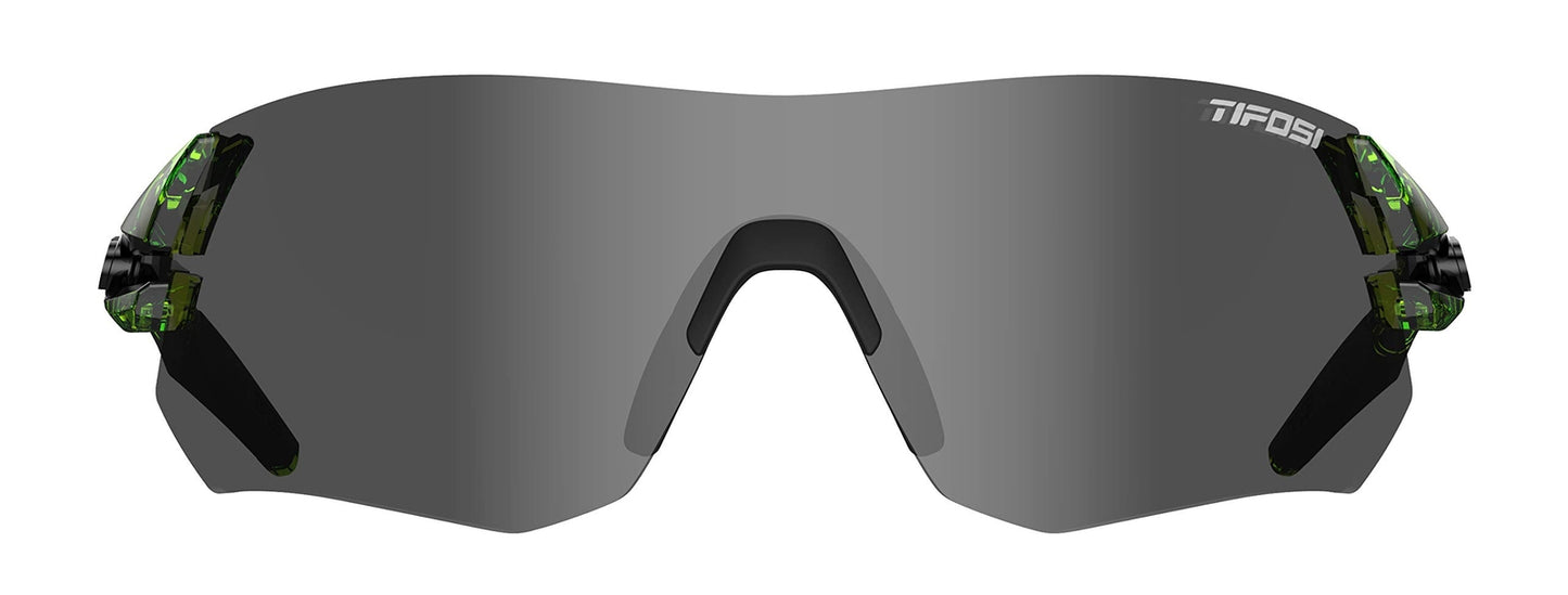 Tifosi Optics Tsali Sunglasses WHITE FRAMES (Crystal Smoke/White, Clarion5