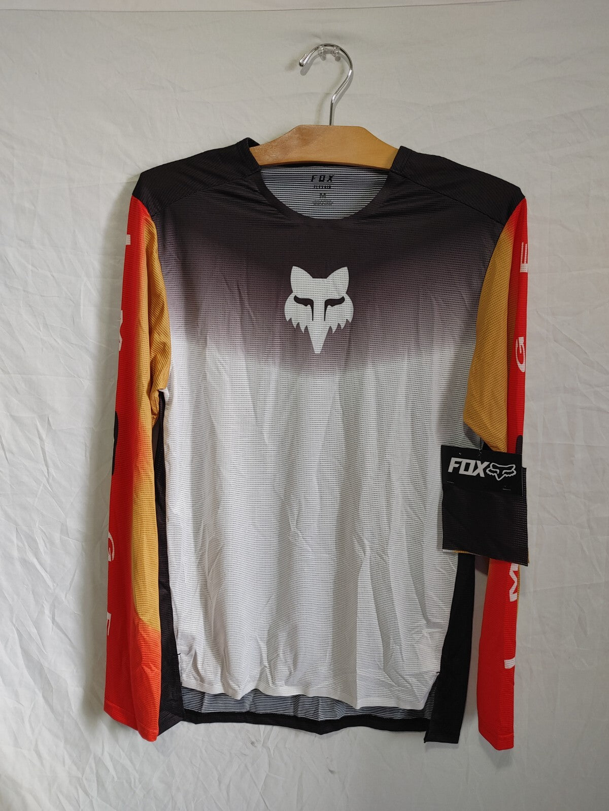 Fox Racing Men's Flexair Nova Long Sleeve MTB Jersey Medium Black 31013-018-M0