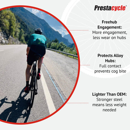 Prestacycle UniBlock PRO Cassette 12 Speed 11-34, – Shimano HG11 / HG124