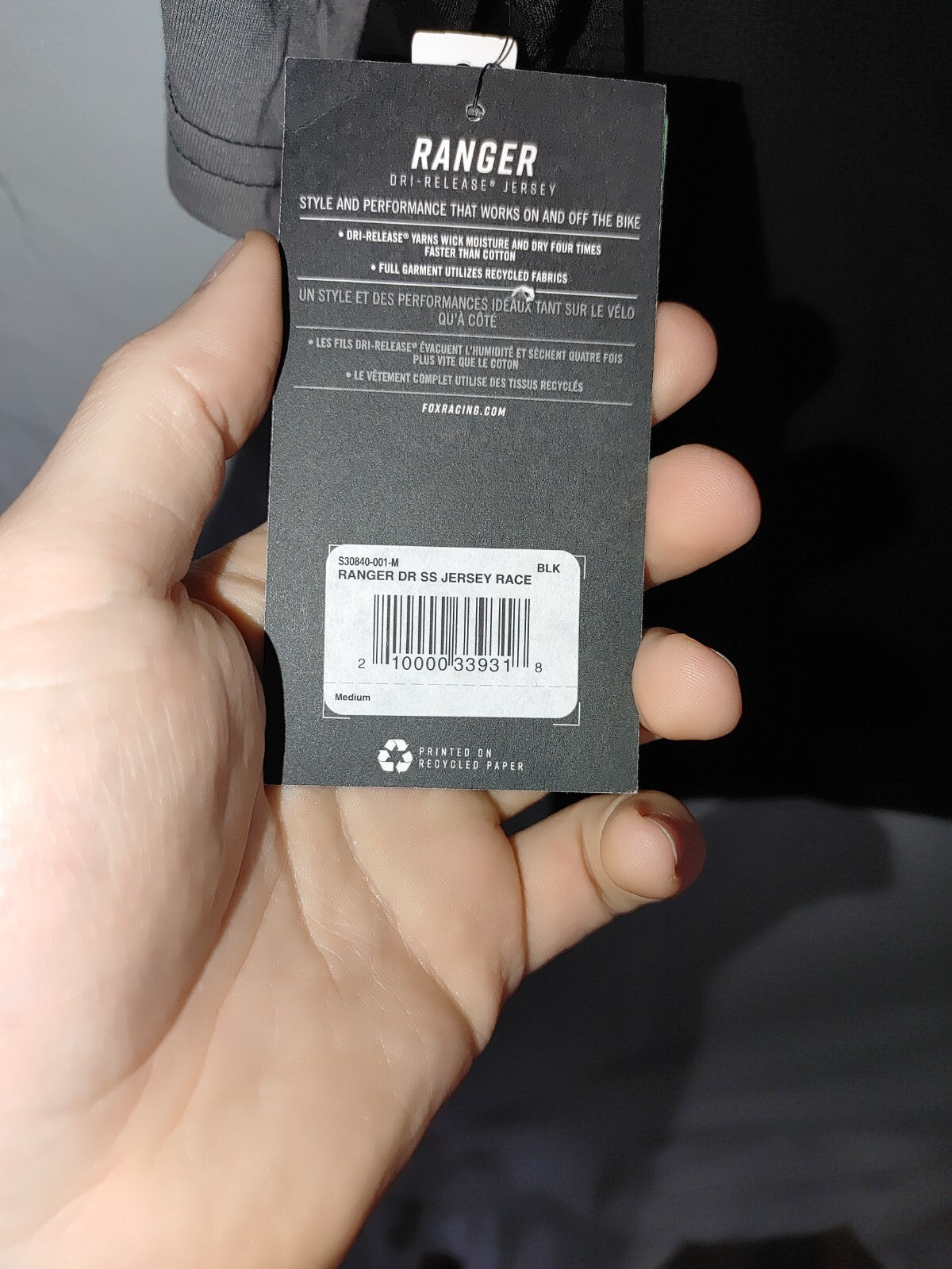 Fox Mens Ranger SS Race Jersey Medium2