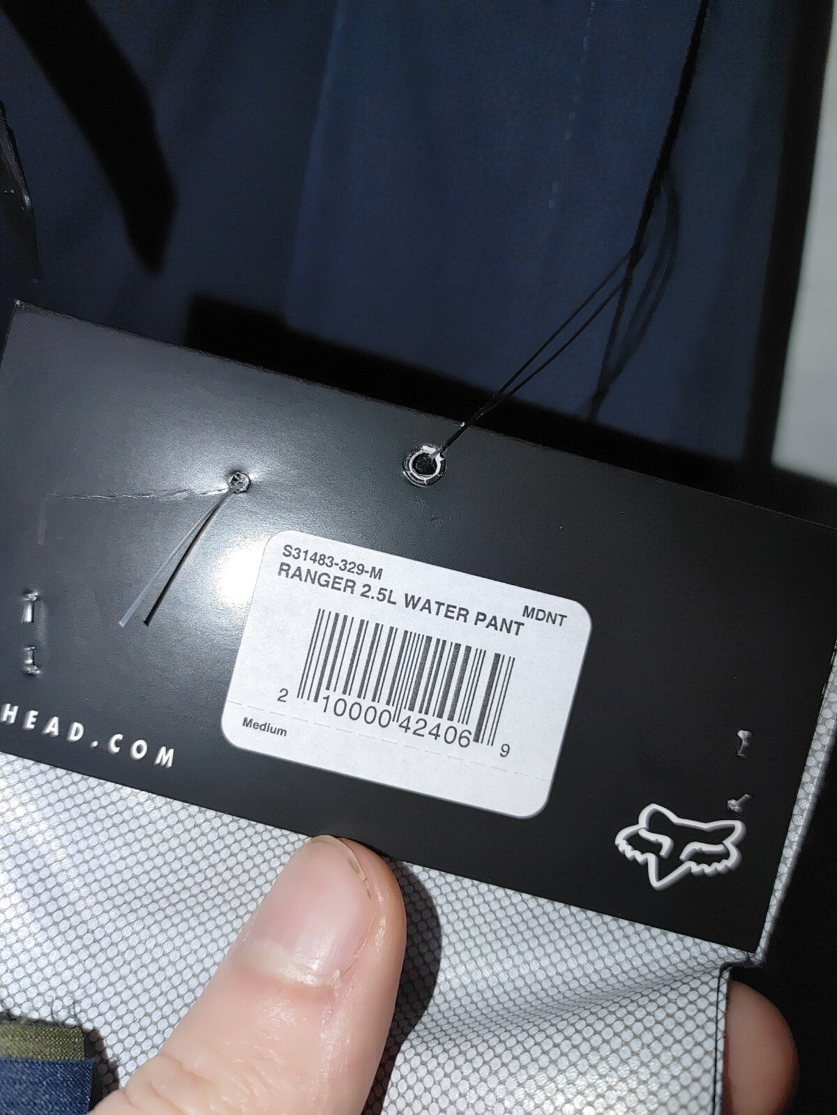 Fox Mens Ranger 2.5L Water Pants Navy Medium2