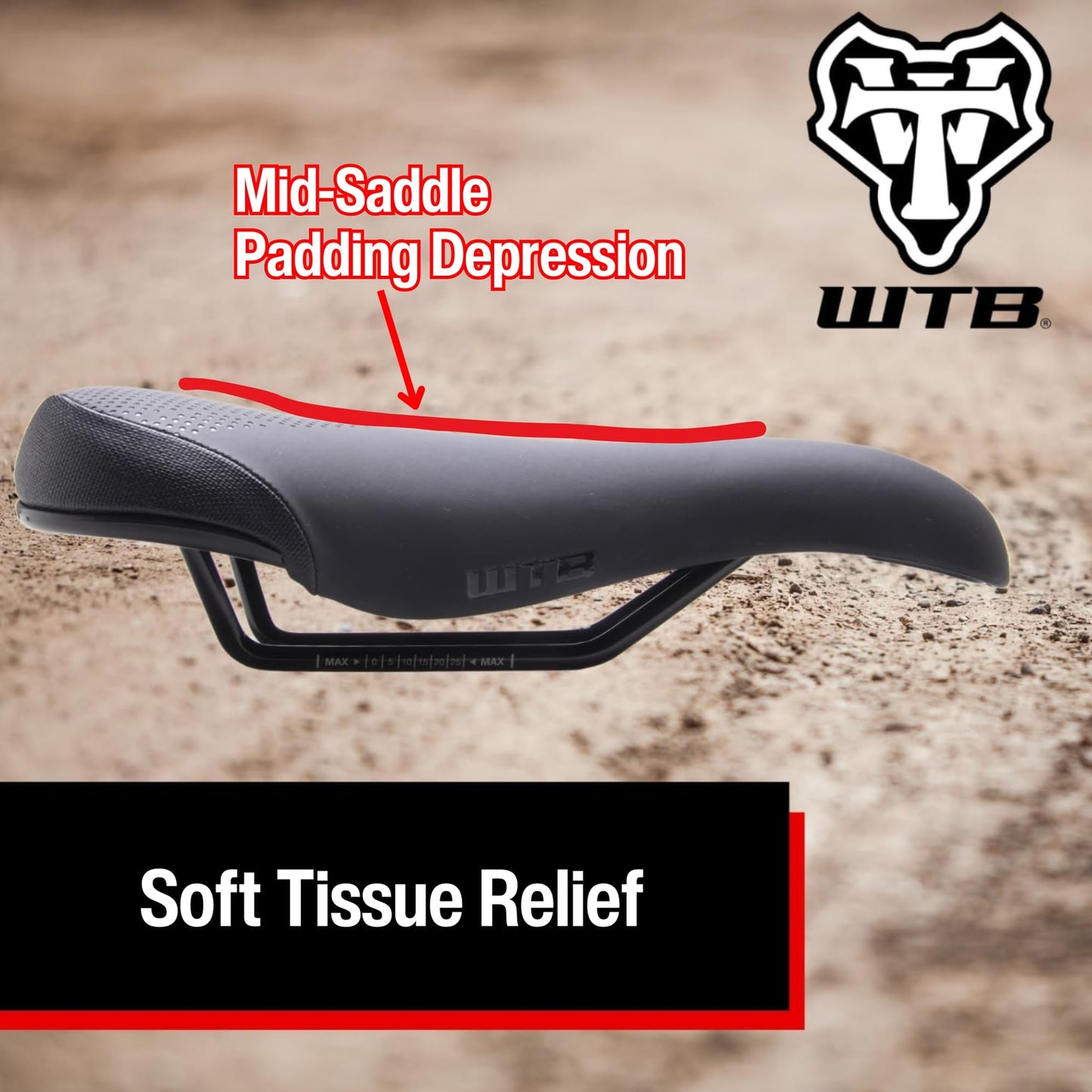 WTB Speed Comfort Bike Saddle, Shock Absorbing Saddle, Dual Compound Soft Shell2