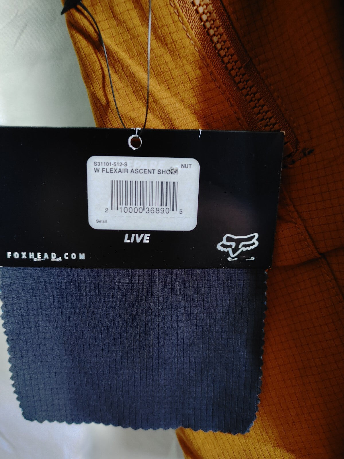 Fox Womens Flexair Ascent Shorts Orange Small2