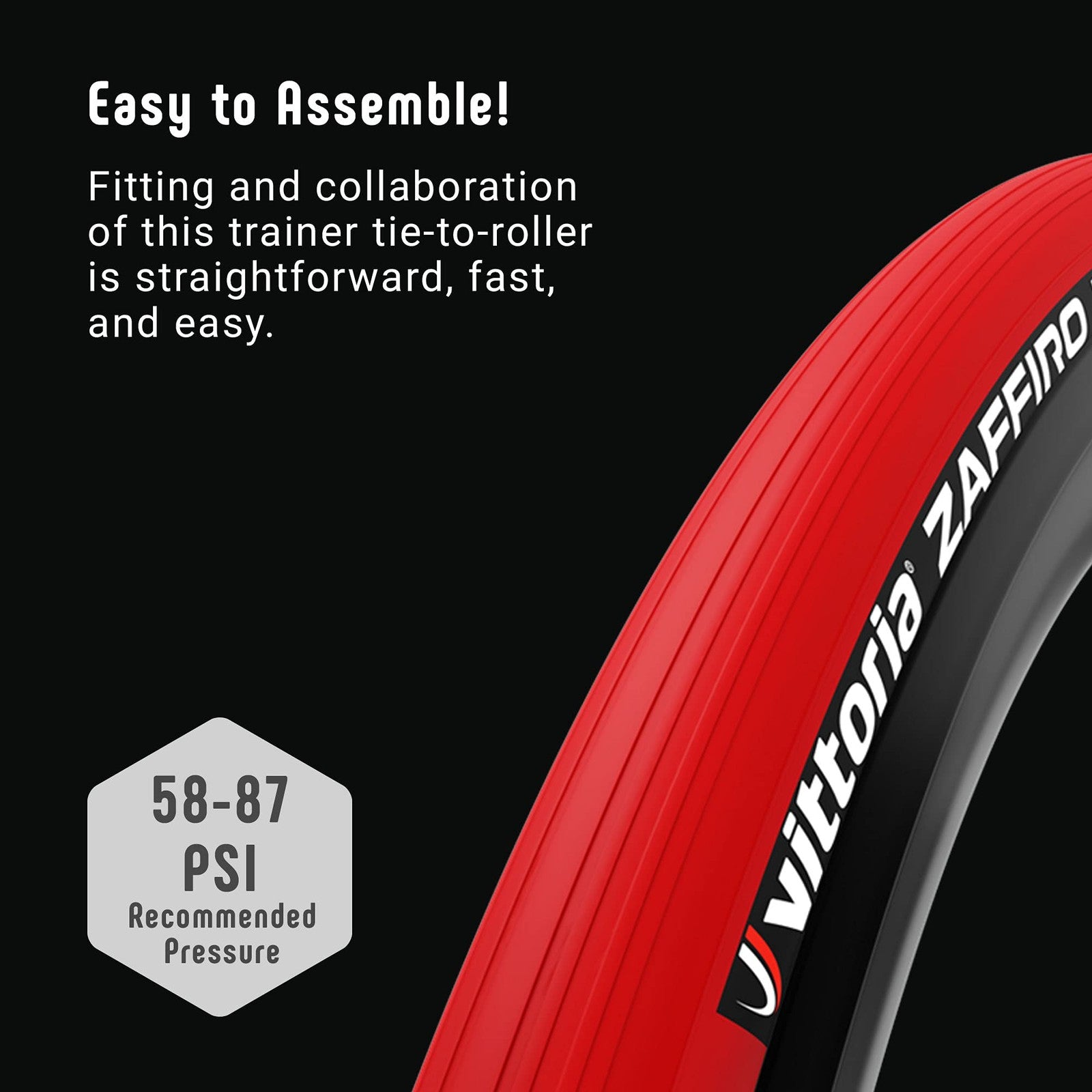 Vittoria Zaffiro Pro Home Trainer Tire - Indoor Bike Trainer Tire - Foldable5