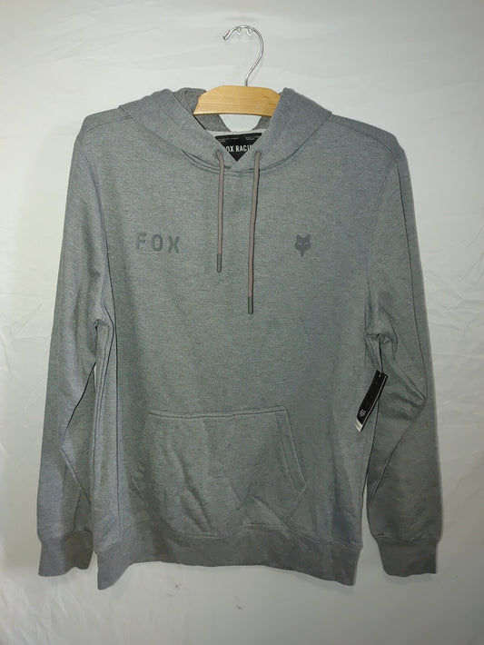 Fox Mens Wordmark Fleece Pullover Gray Medium0