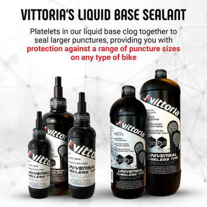Vittoria Universal Tubeless Tire Sealant - Tubeless Bike Tire Sealant - Ammonia5