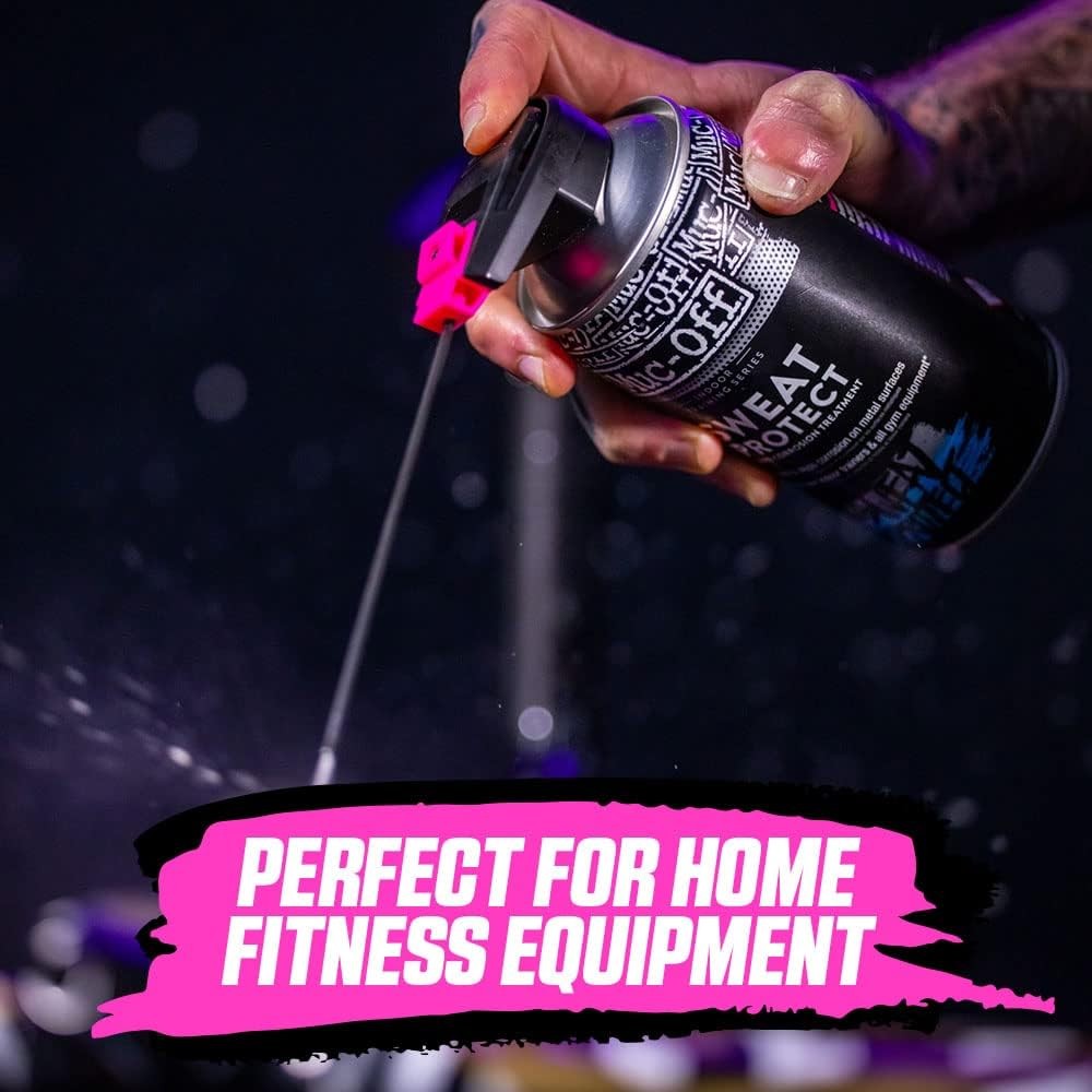 Muc-Off Sweat Protect, 10 fl oz - Anti Corrosion Spray for Indoor Bike Trainer1