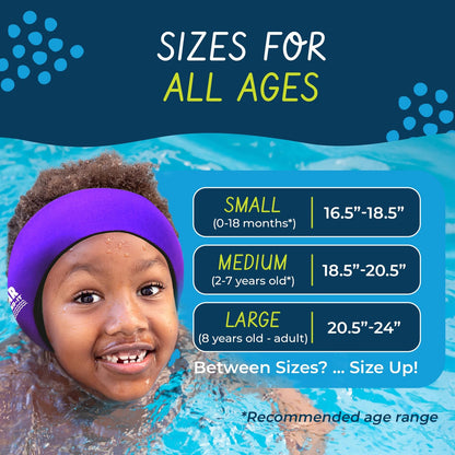 Earvolution Ear Band-It Original Swimming Headband for Kids/Adults - Invented by4