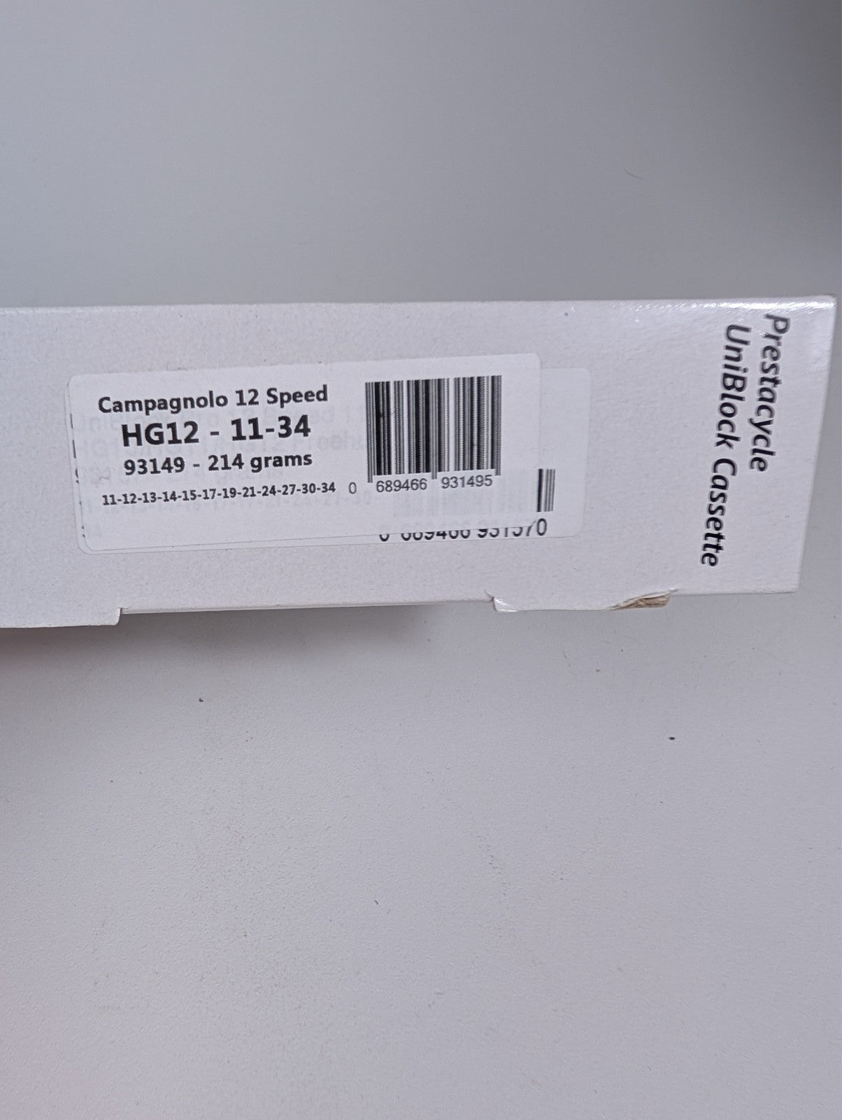 Prestacycle UniBlock PRO Cassette – 12-Speed for Campagnolo – 11-340