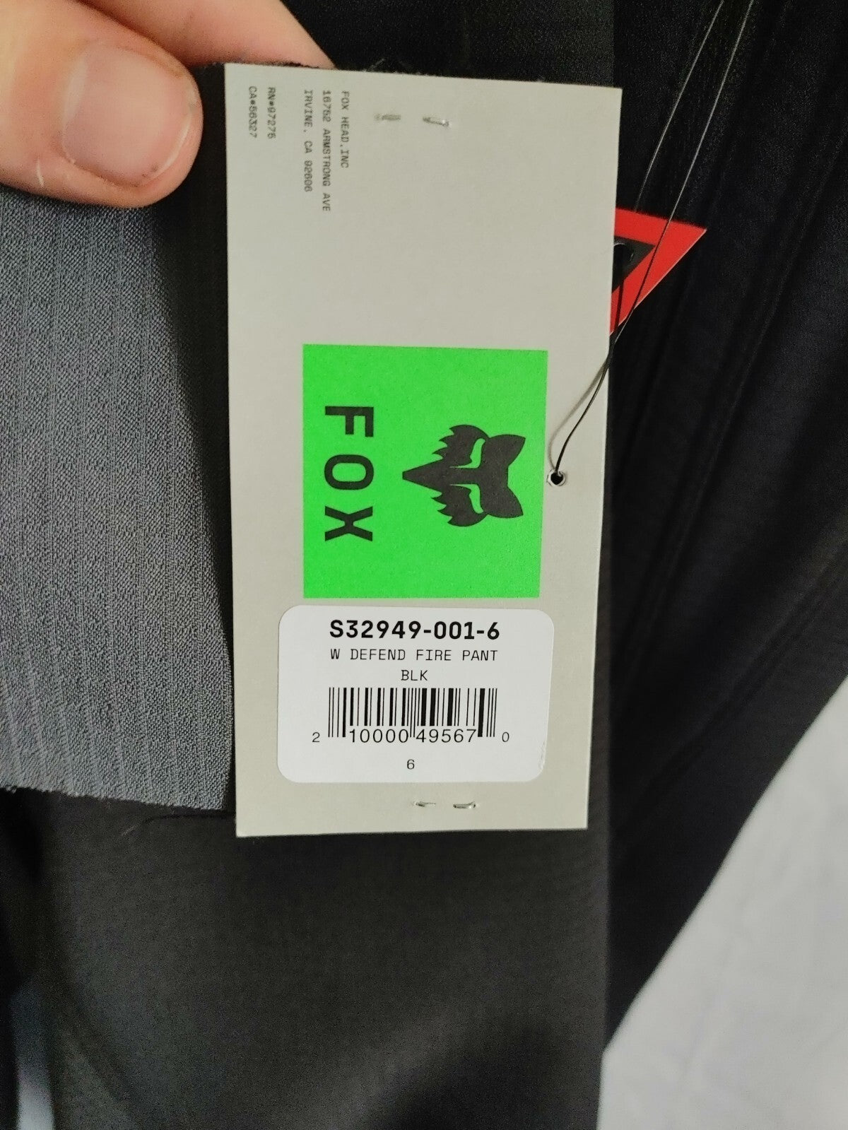 Fox Womens Defend Fire Pants Size 62