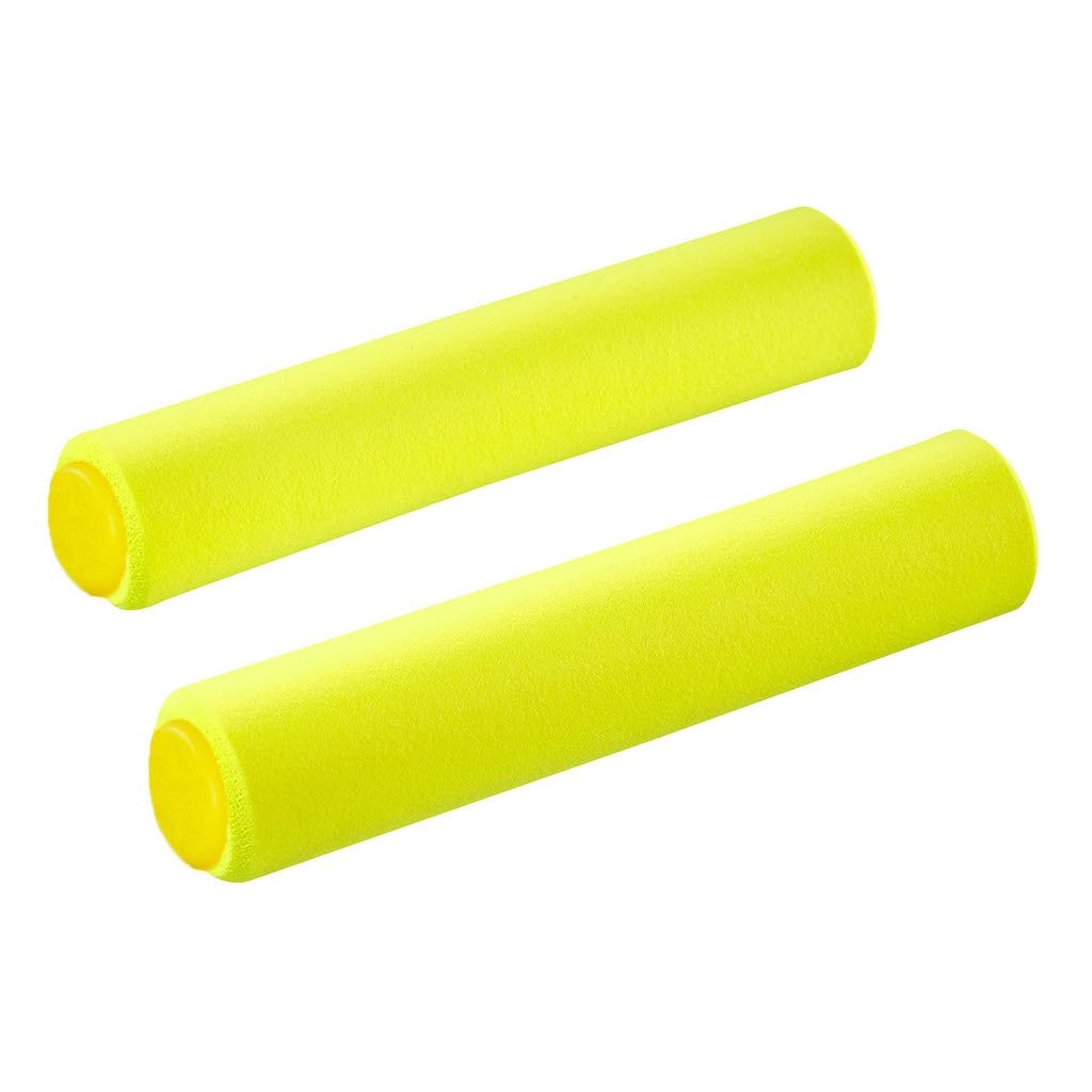 Supacaz Unisex Adult Siliconez Grips - Neon Yellow, 32 mm0