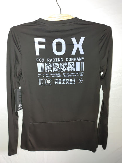 Fox Womens Ranger LS Race Jersey Black Small1