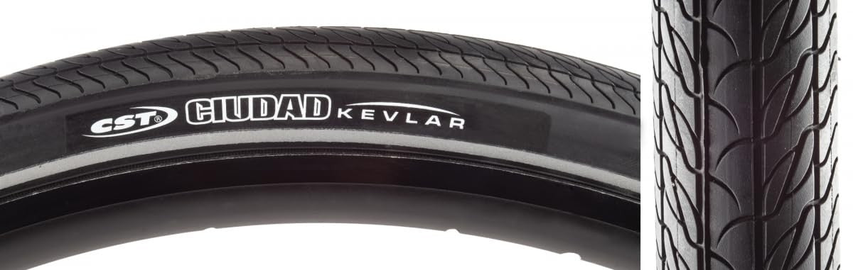 CST Ciudad Tire - 700 x 42, Clincher, Wire, Black, Aramid0