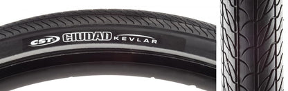 CST Ciudad Tire - 700 x 42, Clincher, Wire, Black, Aramid0