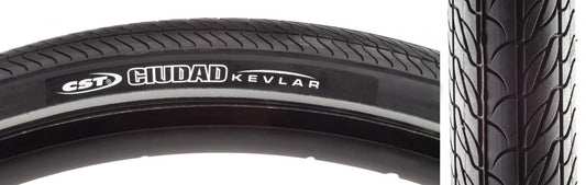 CST Ciudad Tire - 700 x 42, Clincher, Wire, Black, Aramid0