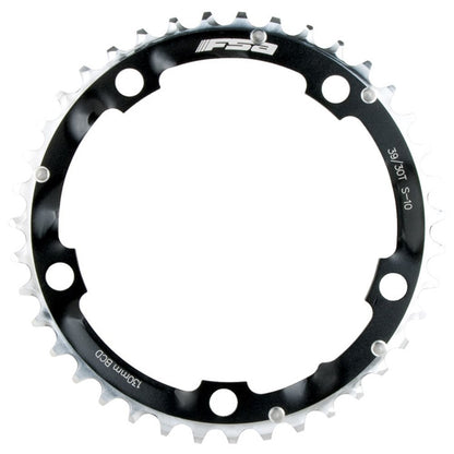 FSA Pro Triple 130/74BCD Road Chainring - 130BCD 39T, Black0