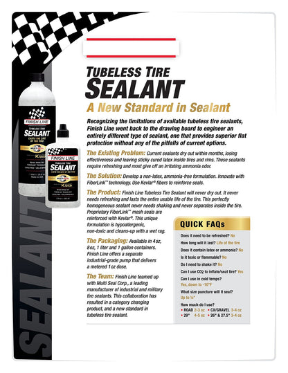 Finish Line Tubeless Tire Sealant - 4 oz1