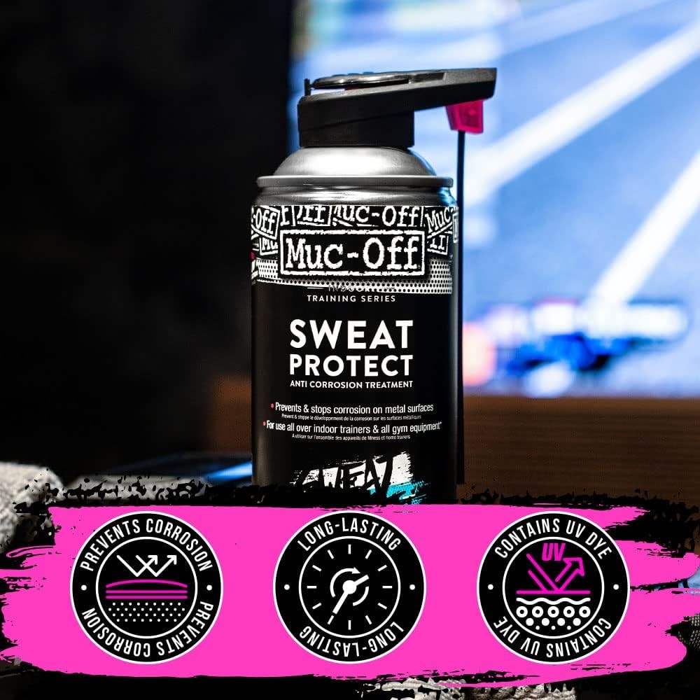 Muc-Off Sweat Protect, 10 fl oz - Anti Corrosion Spray for Indoor Bike Trainer2