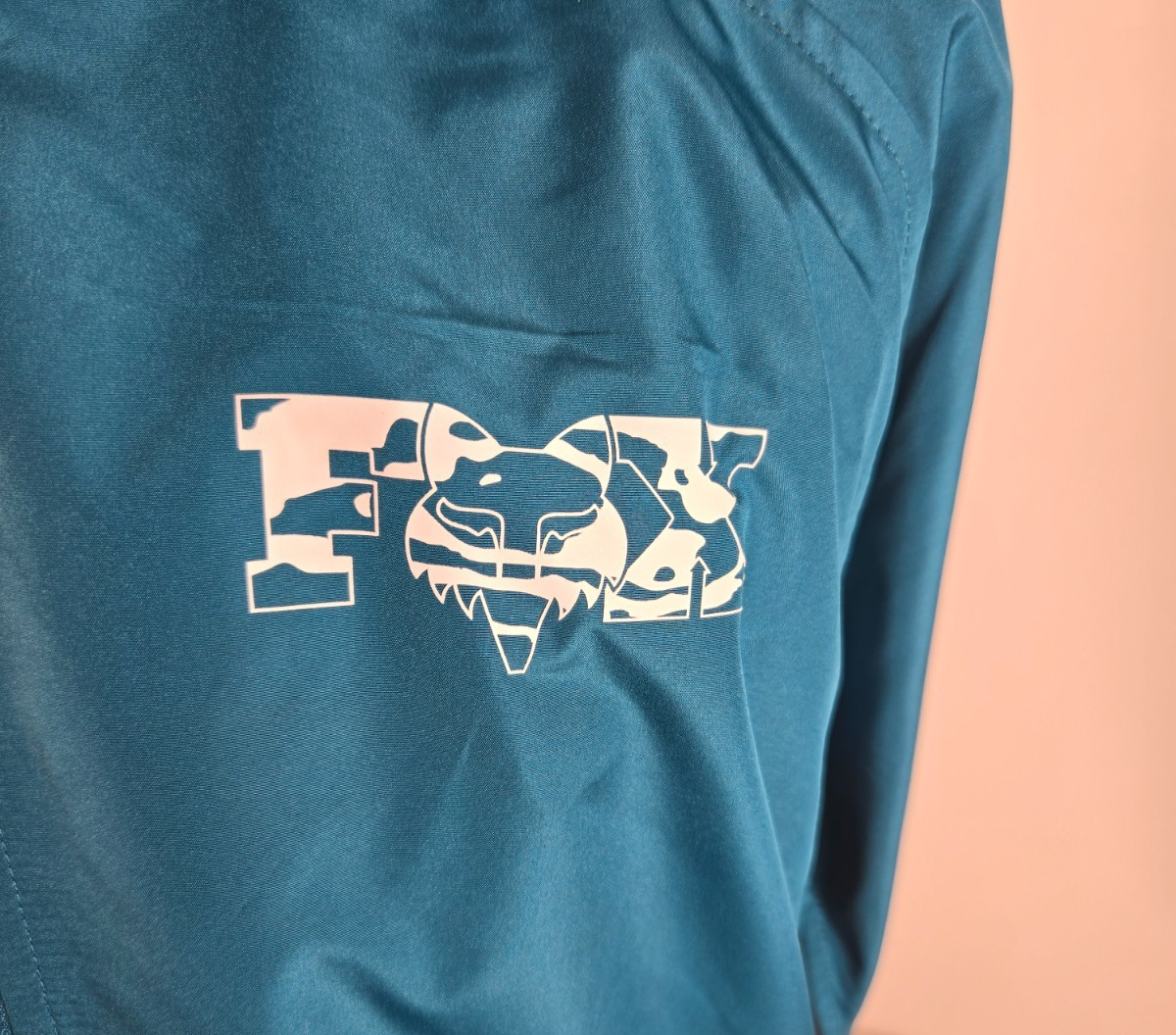 Fox Racing "Cienega" Hooded Windbreaker - sz M - Maui Blue and Black9